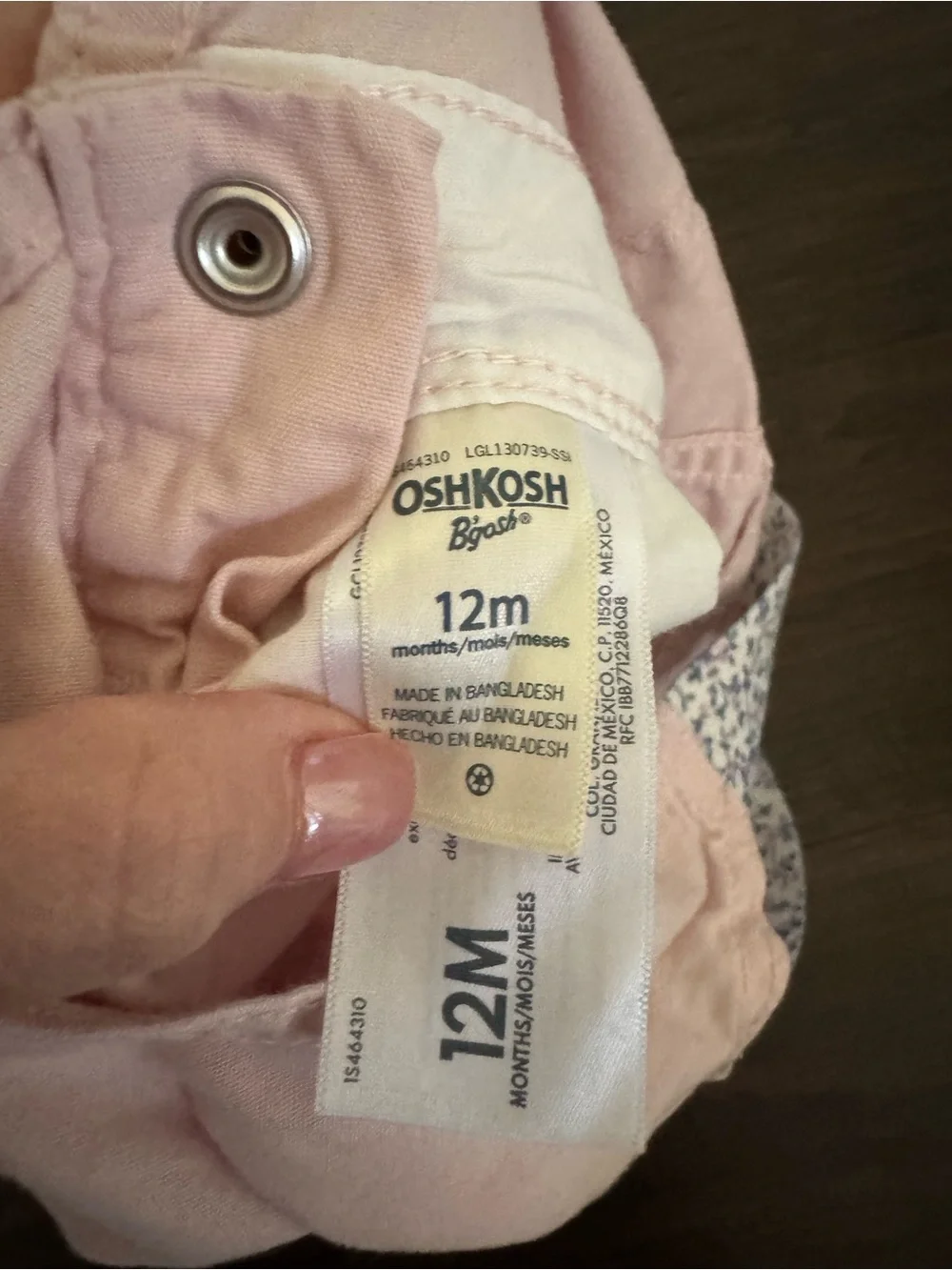 OshKosh Bgosh light pink